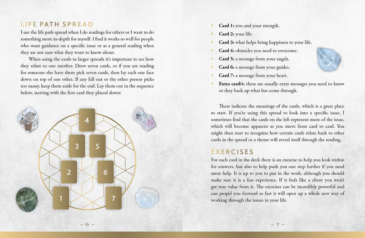 Crystal Grid Oracle - Deluxe Edition by Nicola McIntosh: Flashcards; 176 pages / English Simon & Schuster