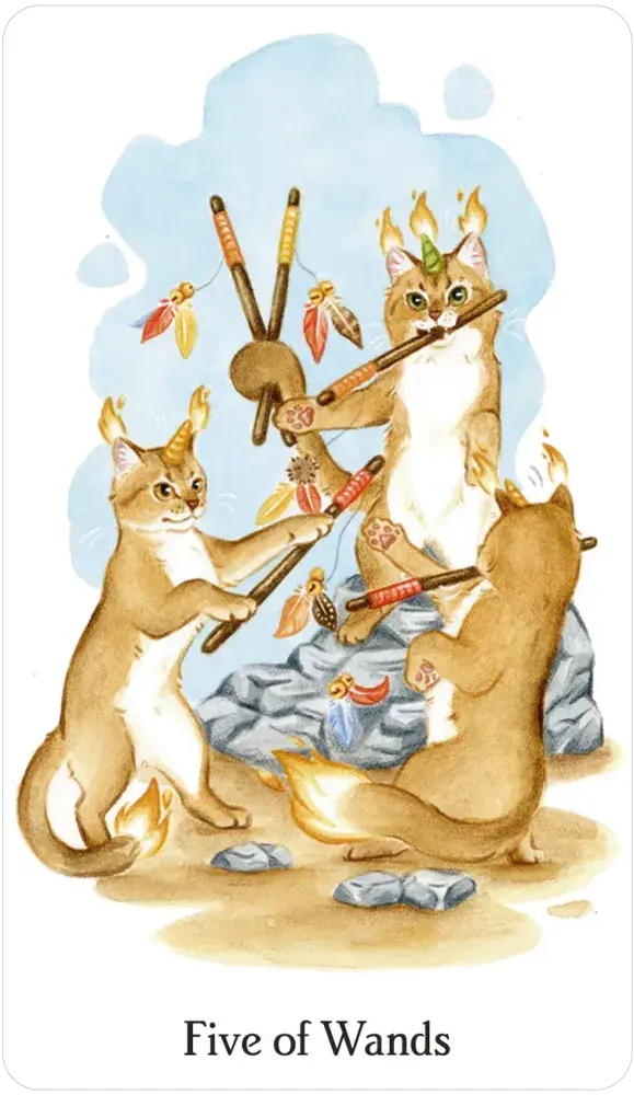 Caticorn Tarot Author Pamela Chen Artist Delphine Dion Dulabeanie