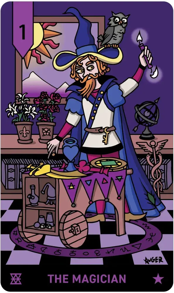 Allcento Tarot by Michael J. Auger Dulabeanie