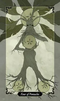 Dark Wood Tarot Deck & Book By Graham/Larson Llewellyn