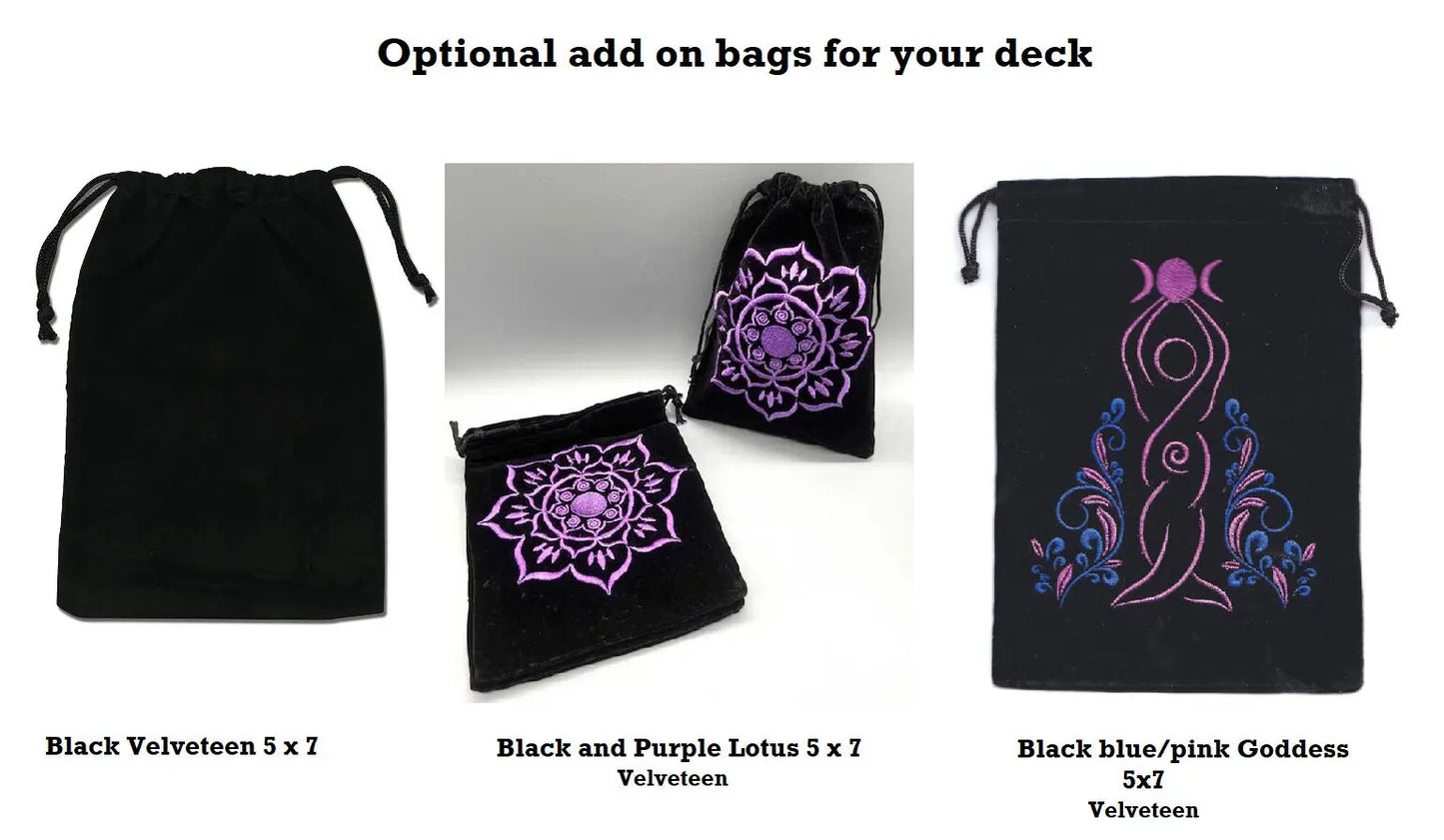 Crowley Thoth Small Tarot Deck Aleister Crowley With Optional Bag