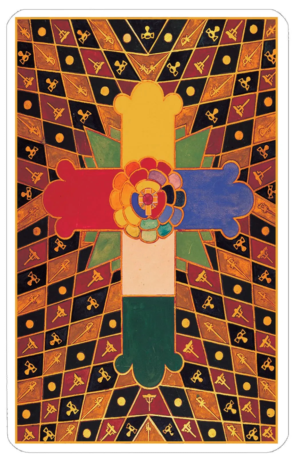 Crowley Thoth Small Tarot Deck Aleister Crowley With Optional Bag