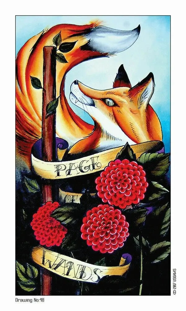 Eight Coins Tattoo Tarot By Lana Zellner usps priority shipping