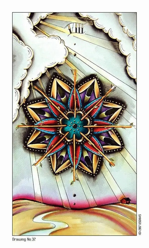 Eight Coins Tattoo Tarot By Lana Zellner usps priority shipping