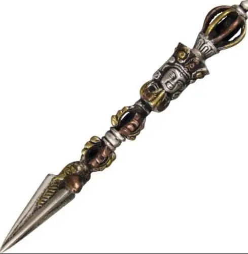 Ritual Tool 6-inch Phurba Brass and Copper