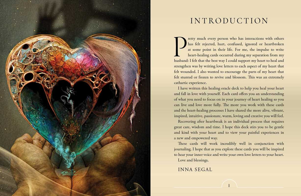 Healing Heart Oracle by Inna Segal: Flashcards; 96 pages / English Simon & Schuster