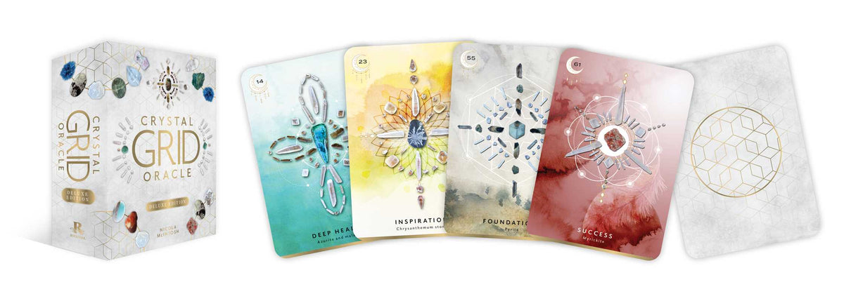 Crystal Grid Oracle - Deluxe Edition by Nicola McIntosh: Flashcards; 176 pages / English