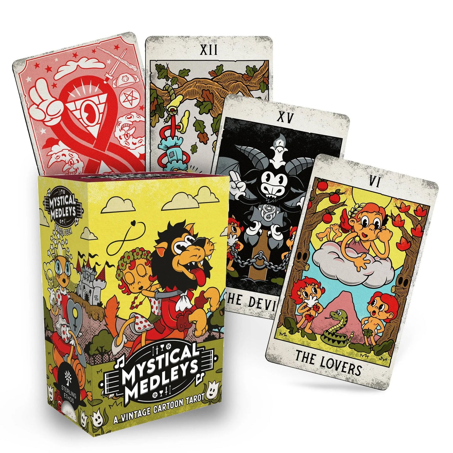 Mystical Medleys: A Vintage Cartoon Tarot Deck