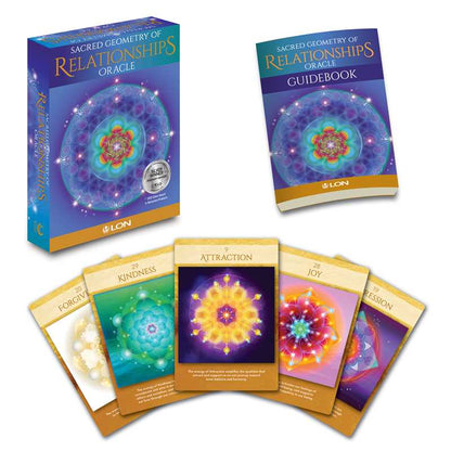 Sacred Geometry of Relationships Oracle by LON: Flashcards; 176 pages / English