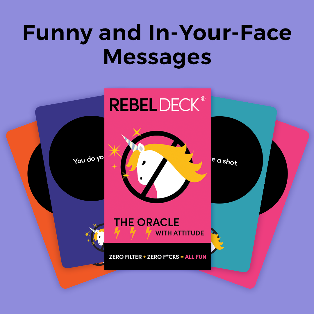 Rebel Deck – Bestselling Funny Oracle Cards for Self-Care: Default Title