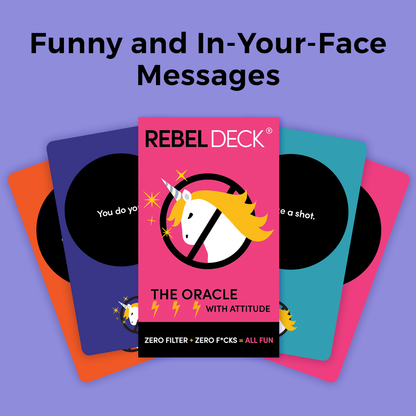 Rebel Deck – Bestselling Funny Oracle Cards for Self-Care: Default Title