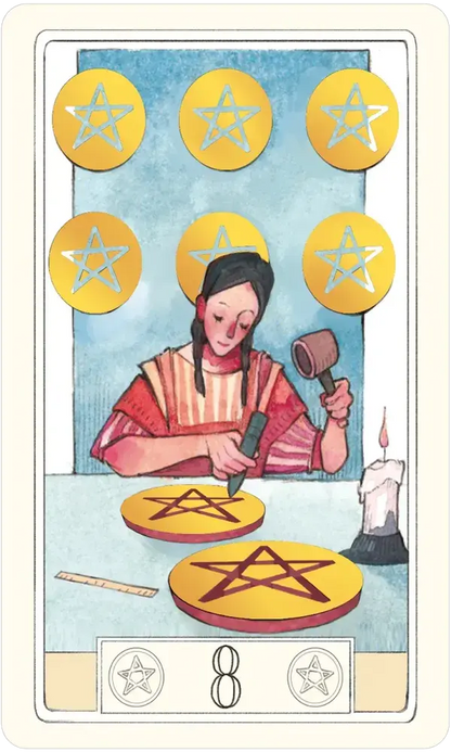 Curious Travels Tarot BY Amelia Rozear Dulabeanie