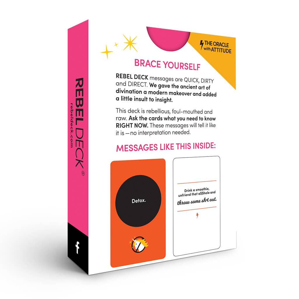 Rebel Deck – Bestselling Funny Oracle Cards for Self-Care: Default Title