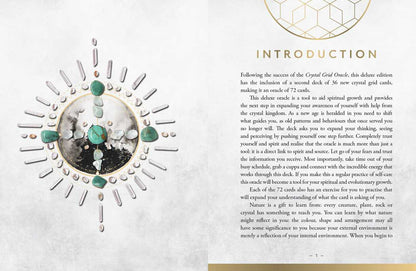 Crystal Grid Oracle - Deluxe Edition by Nicola McIntosh: Flashcards; 176 pages / English Simon & Schuster