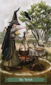 Green Witch Tarot Deck & Book By Ann Moura Llewellyn