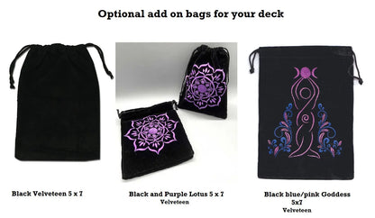 Crowley Thoth Small Tarot Deck Aleister Crowley With Optional Bag