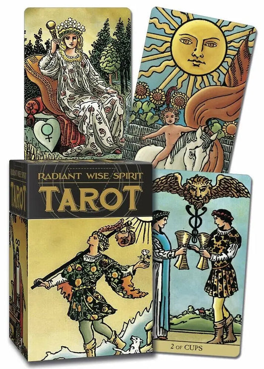 Radiant Wise Spirit Tarot Lo Scarabeo with Optional Tarot Bag