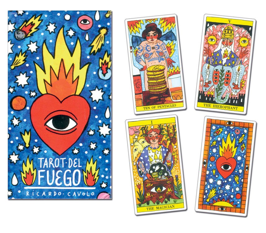 Tarot del Fuego Tarot Deck by Ricardo Cavolo