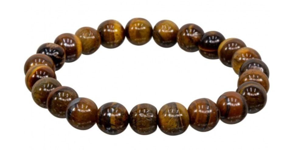 Tiger Eye 8mm Crystal Bracelet